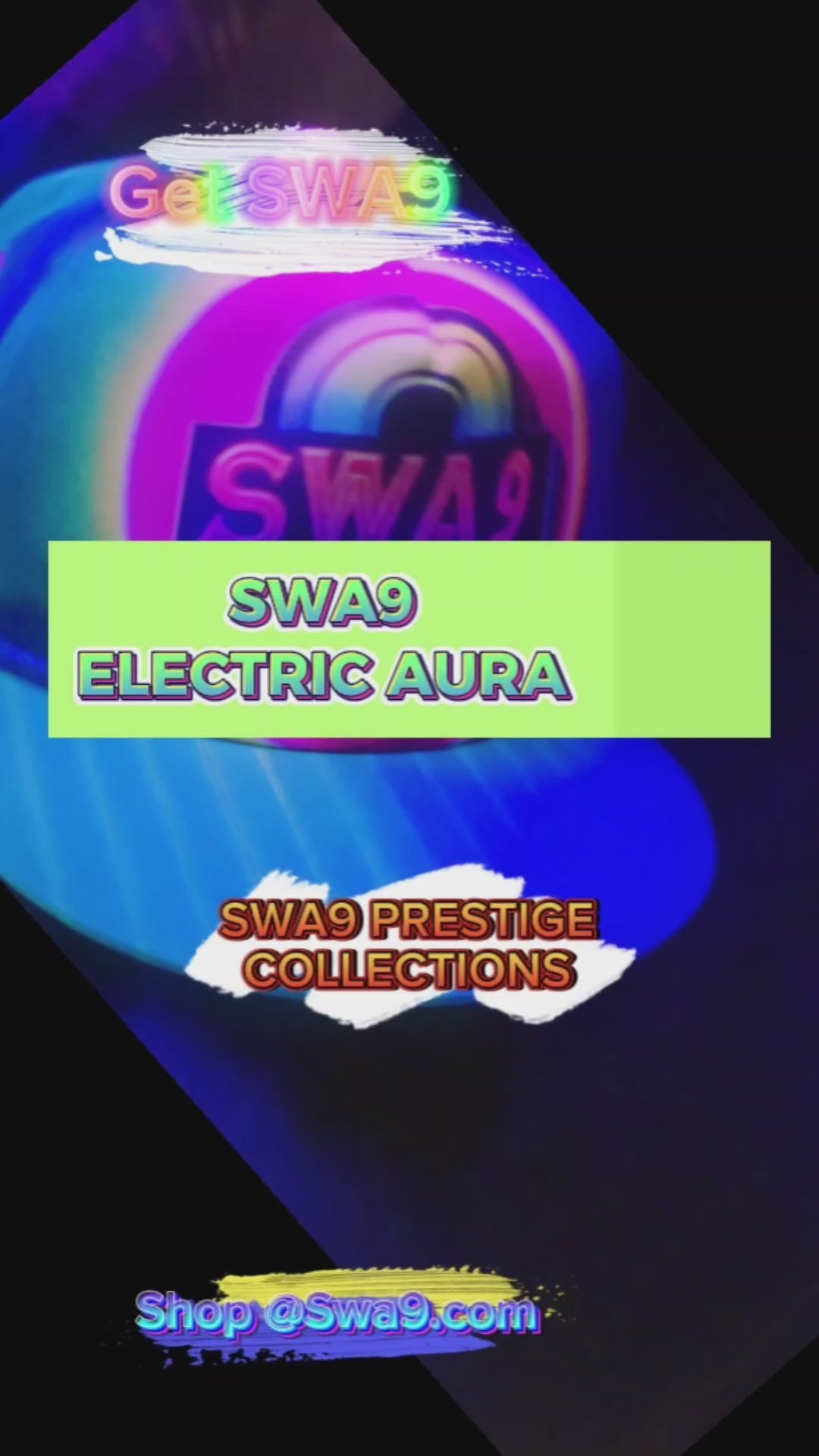 Limited-Edition Electric Aura SWA9 Snapback: Futuristic style in vibrant neon. Perfect for trendsetters. Get yours now!